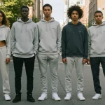 Gender-Neutral Fashion in 2025: A US Consumer Guide Diverse models wearing contemporary gender-neutral clothing in a city street