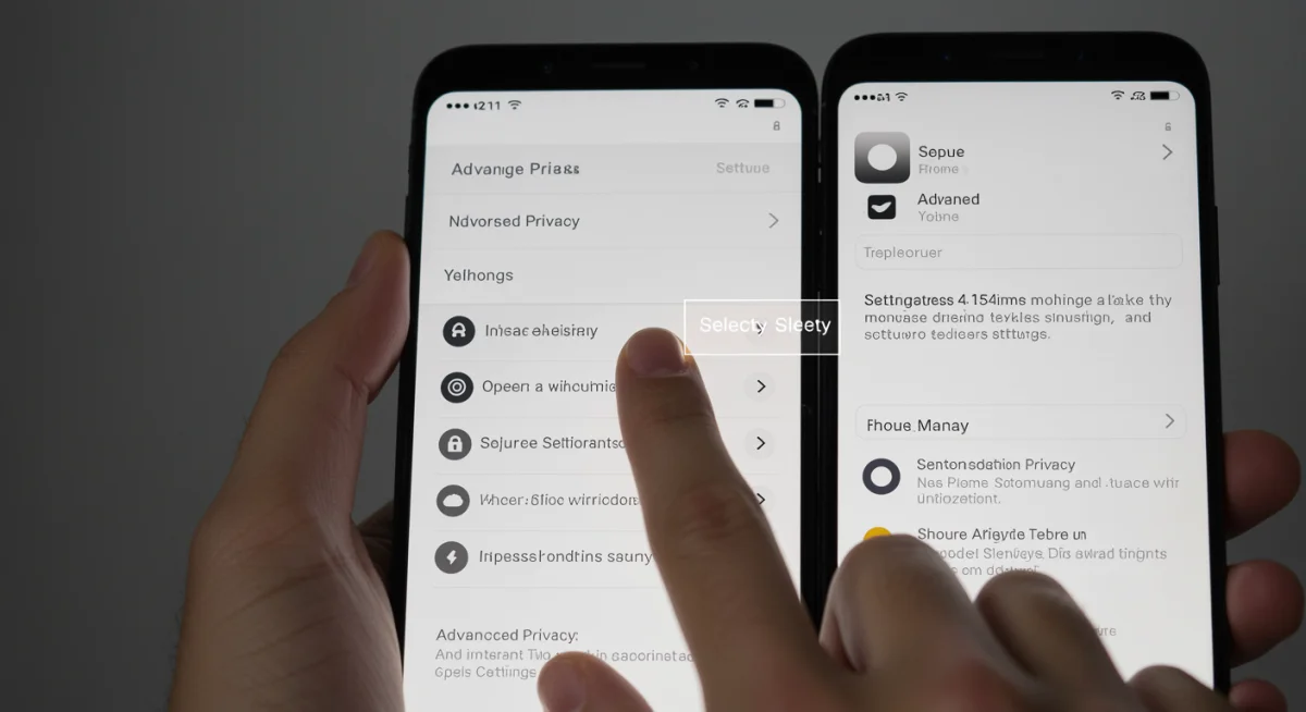 User customizing iPhone 16 advanced settings for privacy and control