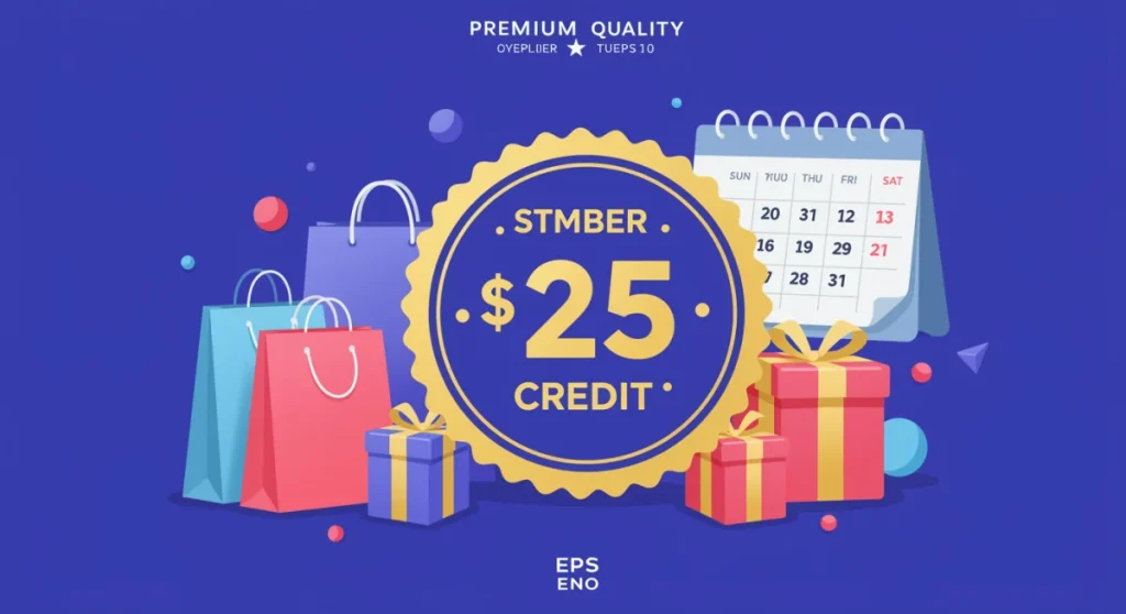New Member Bonus: Secure a $25 Credit on Select Retailers Through December 2025