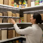 The 2025 Guide to Bulk Buying: Save 25% on Groceries Organized pantry with bulk food items and a smiling person