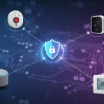 Secure smart home network with digital shield protecting interconnected devices