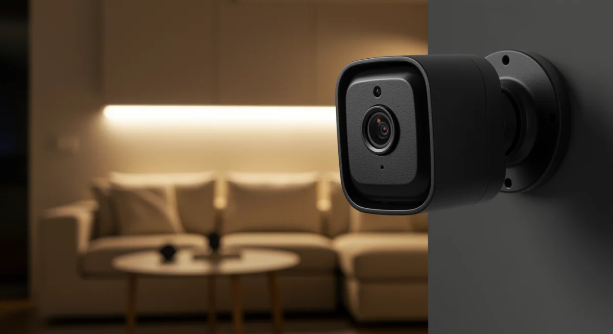 Smart security camera with night vision