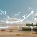 HELOCs 2025: Maximize Home Equity Up to 80% Home with financial symbols representing HELOCs and home equity value