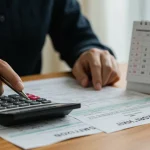 Optimizing Your Tax Withholding for 2025: Avoid Penalties Person reviewing tax documents for 2025 to optimize withholding